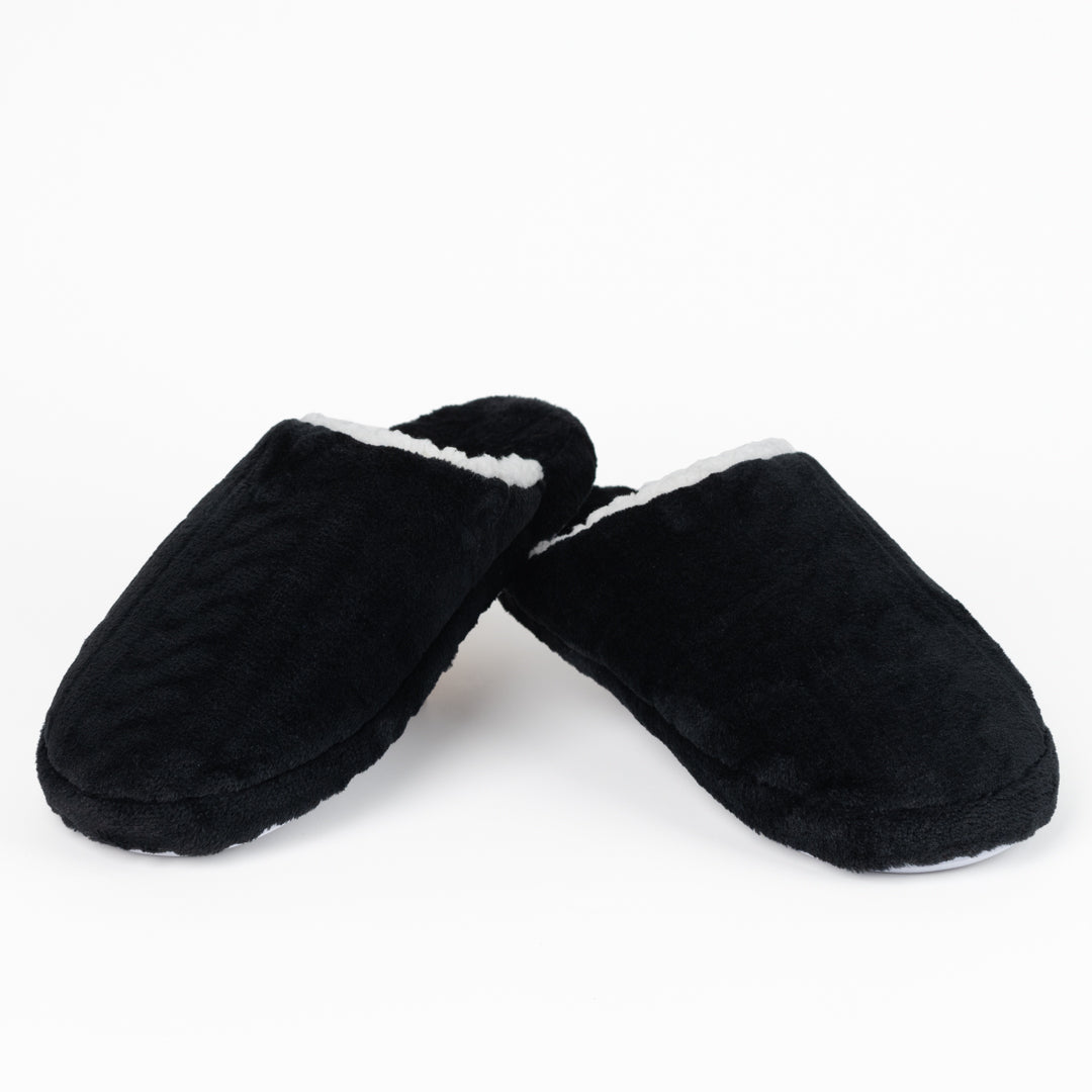 PANTUFLA DESTALONADA DAMA CH NEGRO – CLONHADAS SAS
