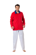 CHAQUETA  HOMBRE DOBLE FLECCE ROJO