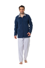 CHAQUETA  HOMBRE DOBLE FLECCE AZUL