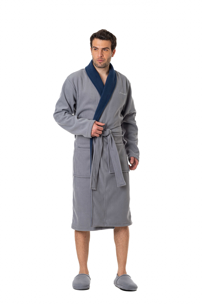 BATA HOMBRE DOBLE FLECCE GRIS
