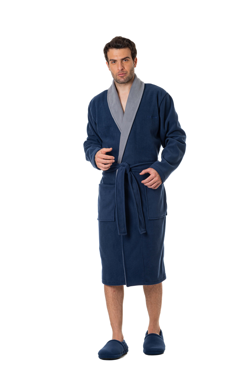 BATA HOMBRE DOBLE FLECCE AZUL