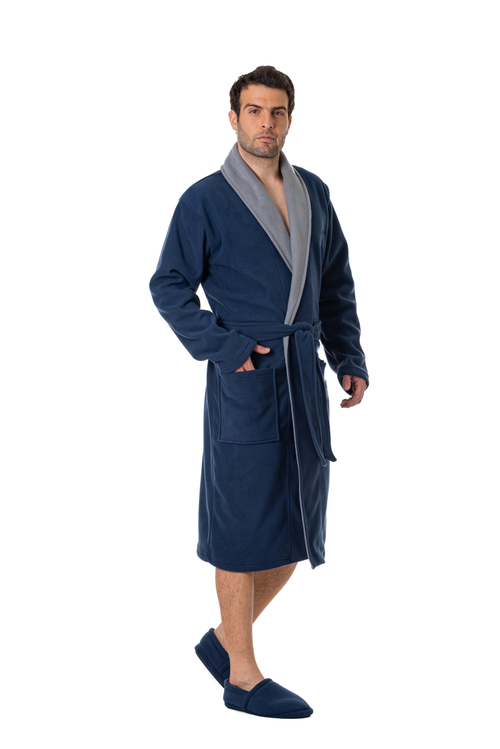 BATA HOMBRE DOBLE FLECCE AZUL