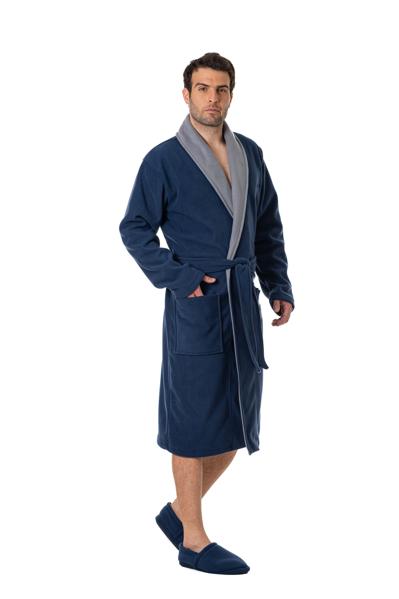 BATA HOMBRE DOBLE FLECCE AZUL