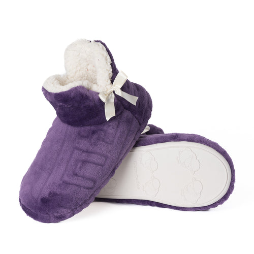 PANTUFLA BOTA MUJER CH MORADO
