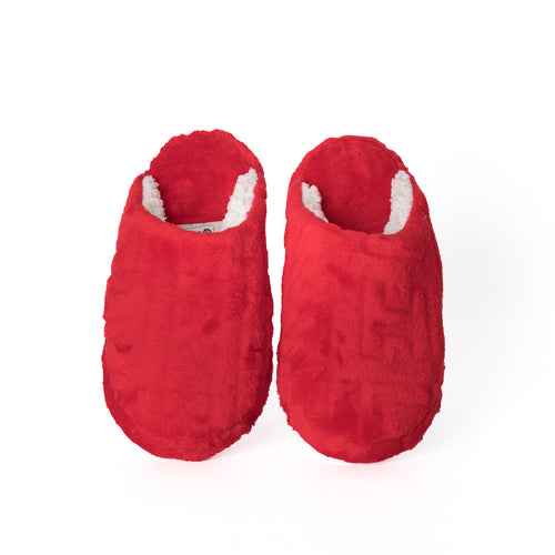 PANTUFLA DESTALONADA DAMA CH ROJO