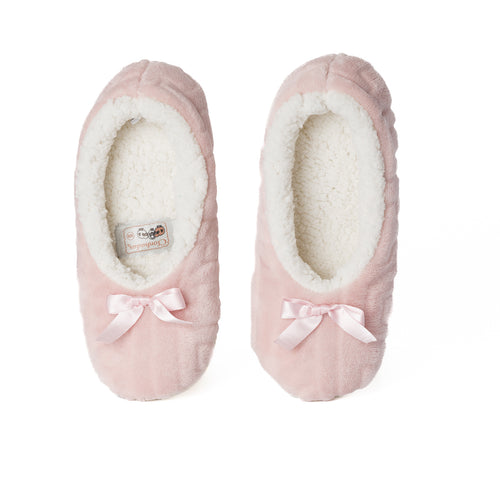 PANTUFLA BAILARINA DAMA  CH ROSADO