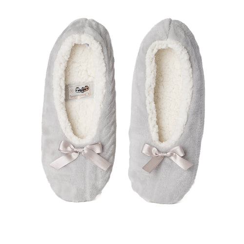 PANTUFLA BAILARINA DAMA  CH GRIS