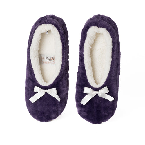 PANTUFLA BAILARINA DAMA  CH MORADO