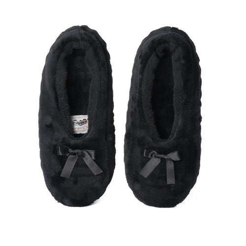 PANTUFLA BAILARINA DAMA  CH NEGRO