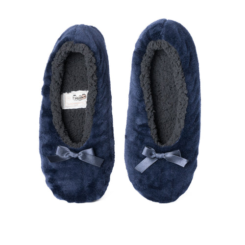 PANTUFLA BAILARINA DAMA  CH AZUL