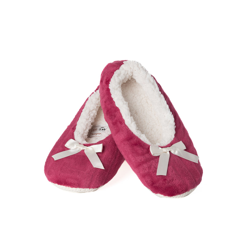 PANTUFLA BAILARINA DAMA  CH VINOTINTO
