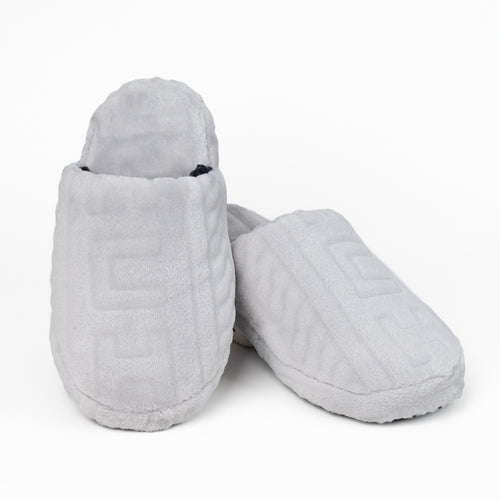 PANTUFLA DESTALONADA CABALLERO CH GRIS