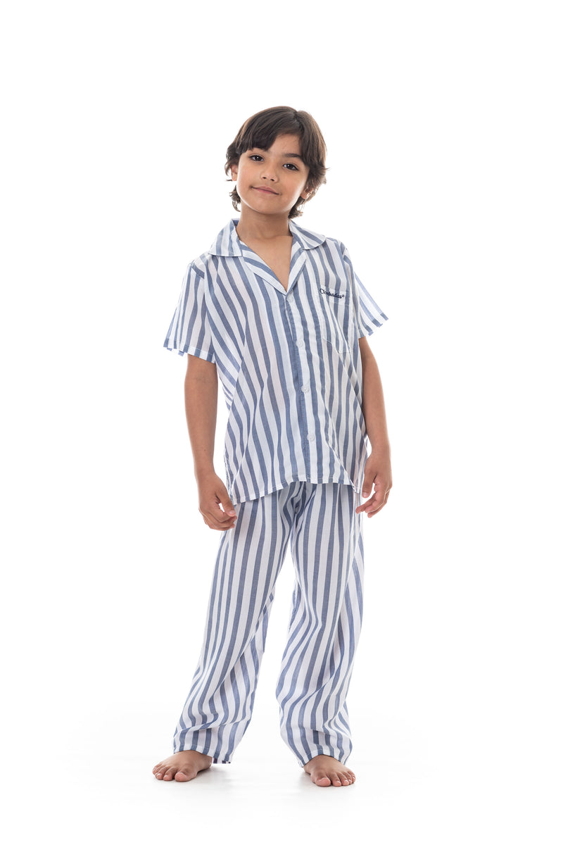 BILLY TENCEL RAYAS AZUL BLANCO